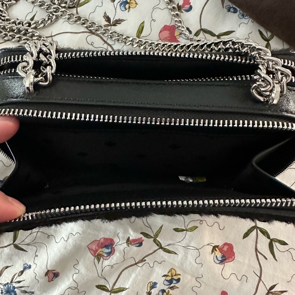 Kate Spade Floral cut out clutch with chain crossbody - Picture 3 of 6